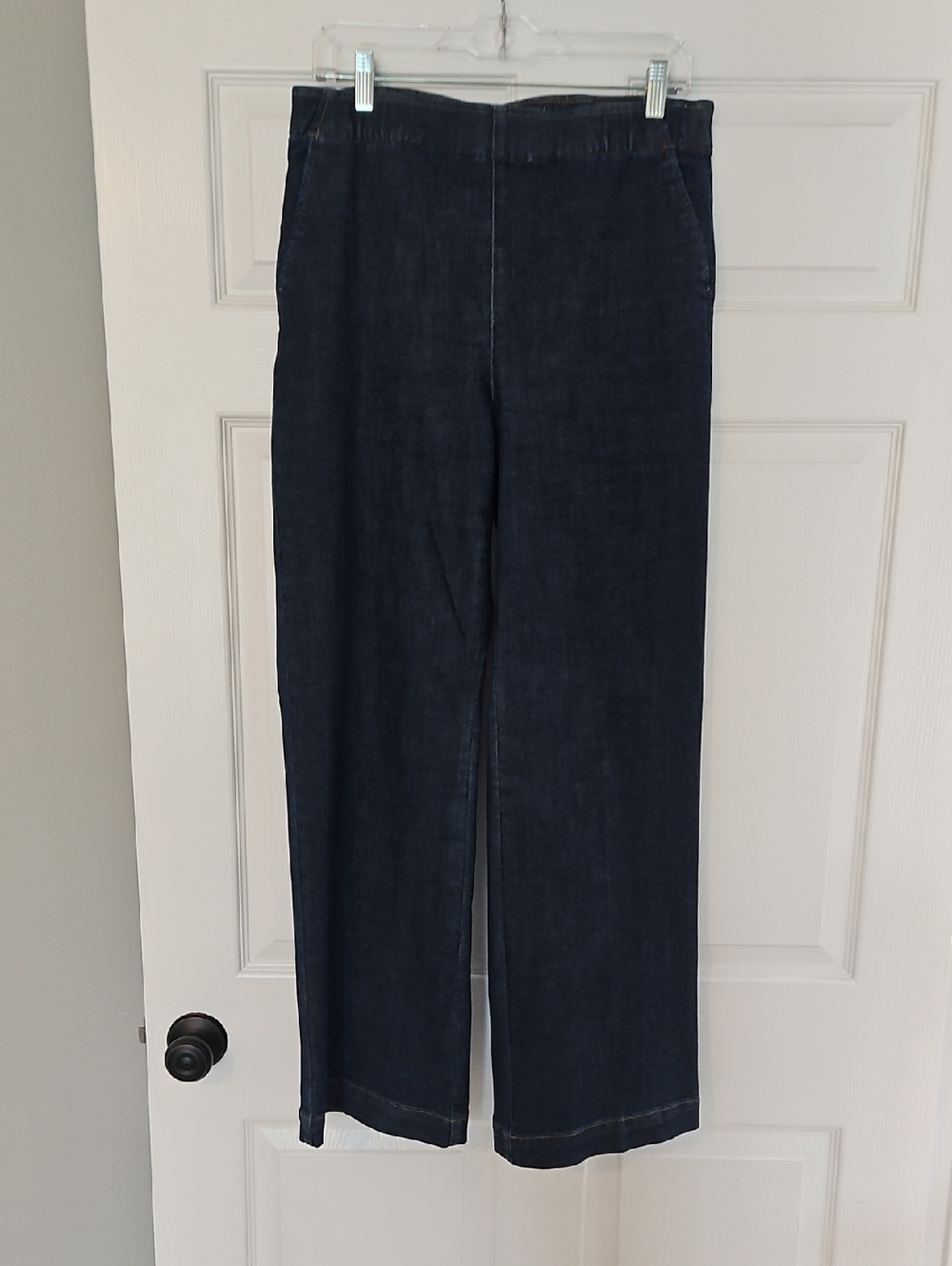Talbots Indigo Denim Jeans with Contrast Topstitching